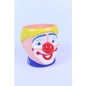 Ringling Bros Barnum & Bailey Circus Clown Plastic Cup Mug Red Bottom Rare